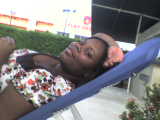 me in Barbados by the pool